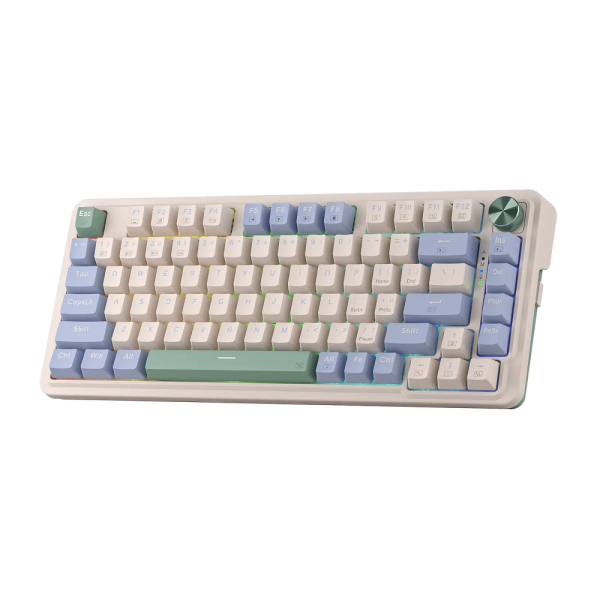 Redragon K673 PRO 75% Wireless RGB Red Switches (Vintage Blue) Redragon K673 PRO 75% Wireless RGB Red Switches (Vintage Blue)